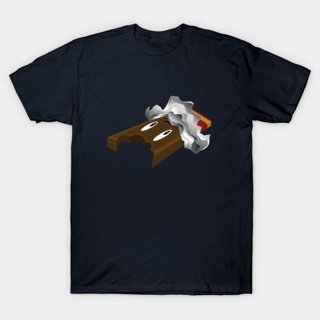 Chocolate Bar - Bite T-Shirt by adamzworld